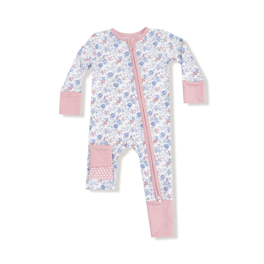 Country Girl Floral Zipper