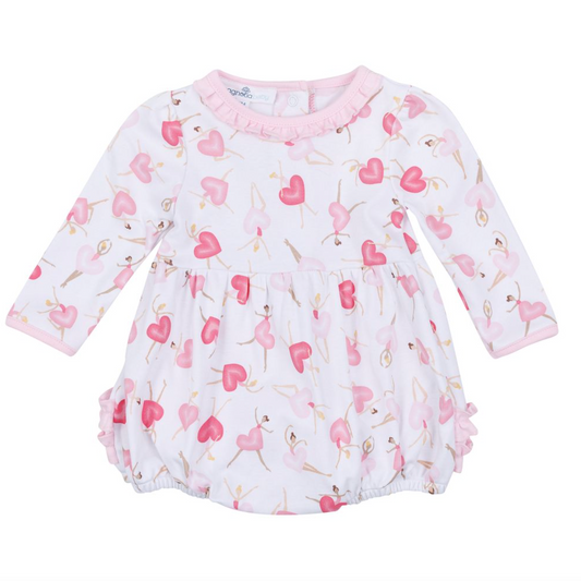 Dancing Hearts Long Sleeve Bubble