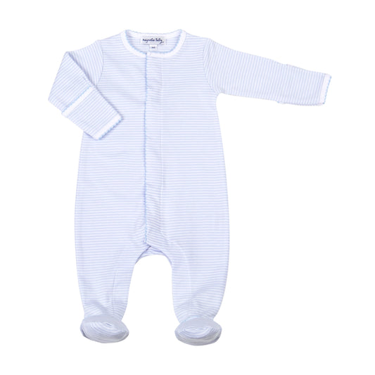 Blue Stripe Footie