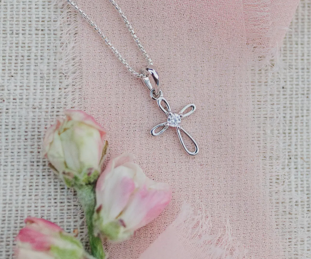 Sterling Silver Cross Necklace
