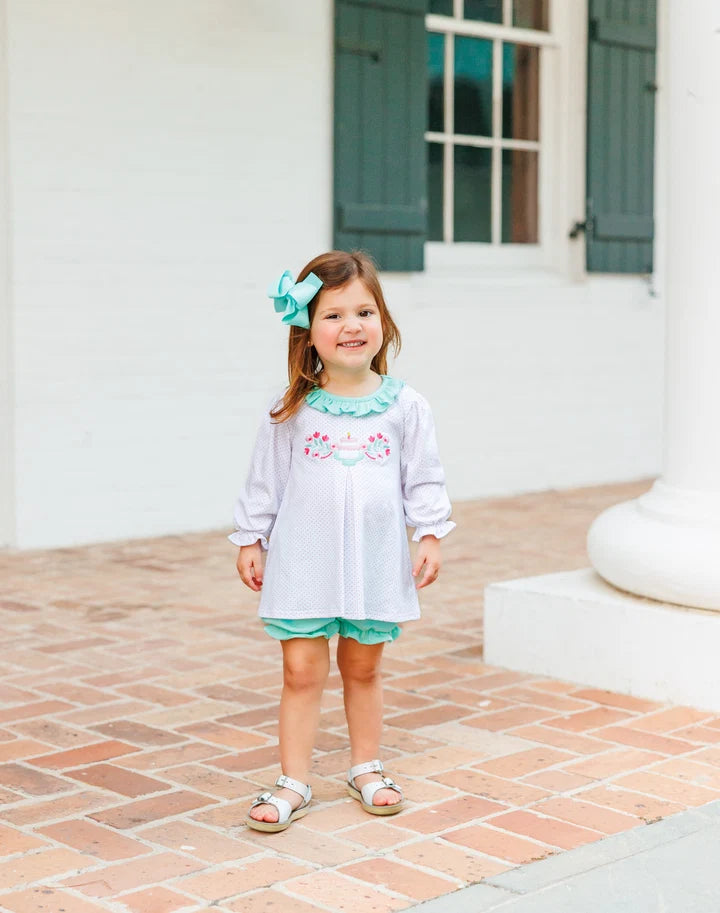 Birthday Ruffle Bloomer Set