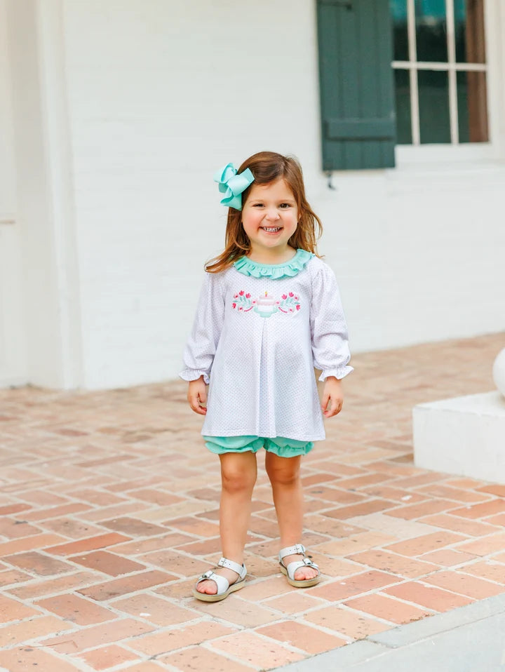 Birthday Ruffle Bloomer Set