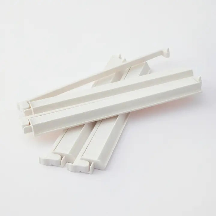 White Acrylic Rack and Pusher Set