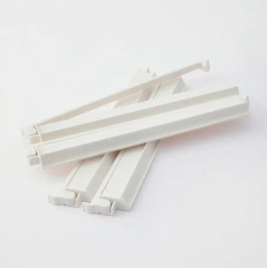 White Acrylic Rack and Pusher Set