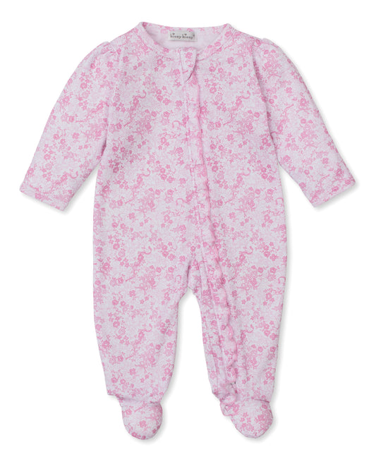 Old English Roses Zip Footie