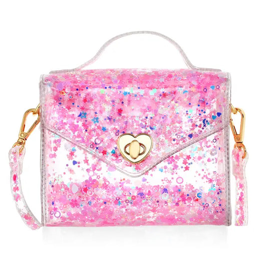 Gussie Purse: Pink Sparkle