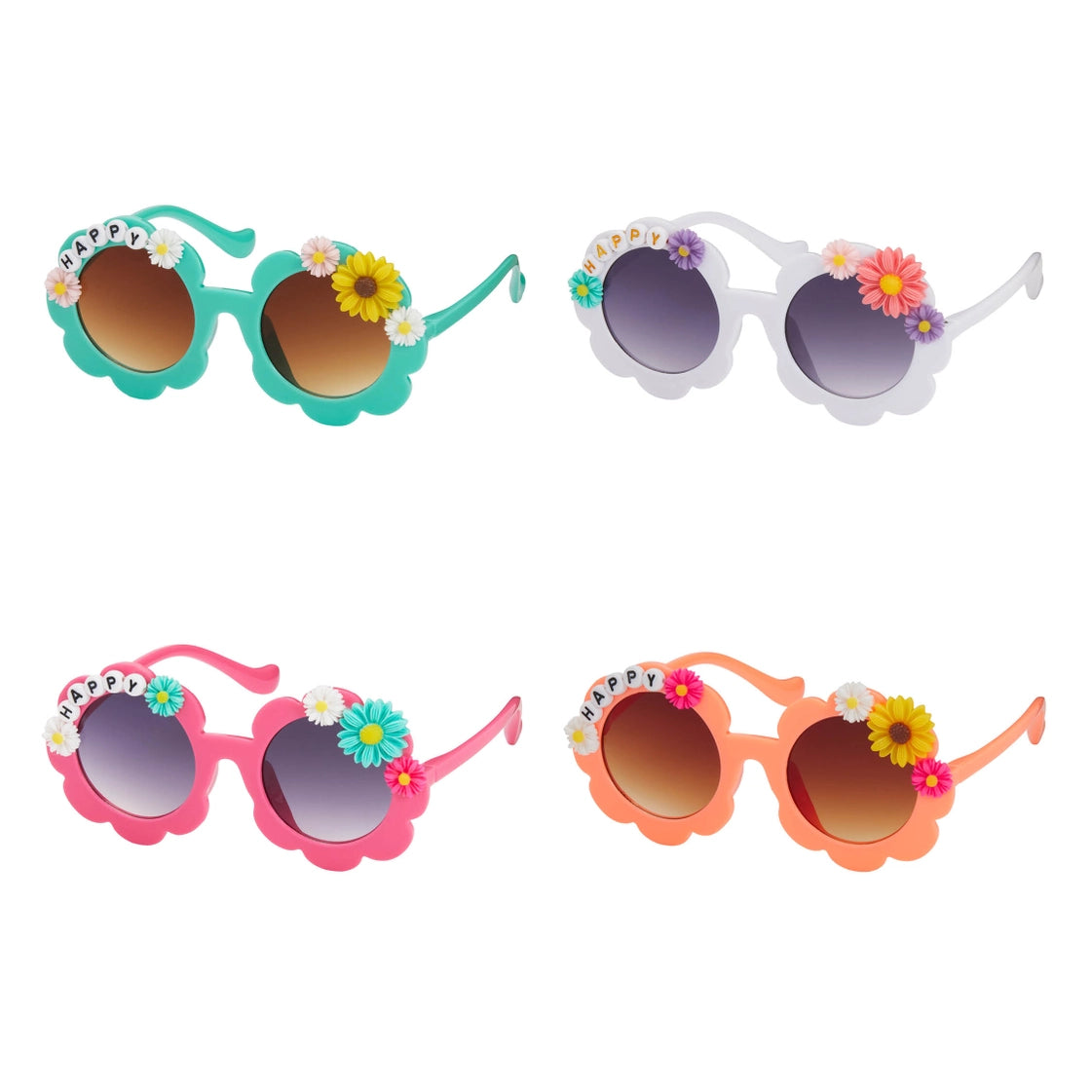 Kids Happy Flower Sunglasses