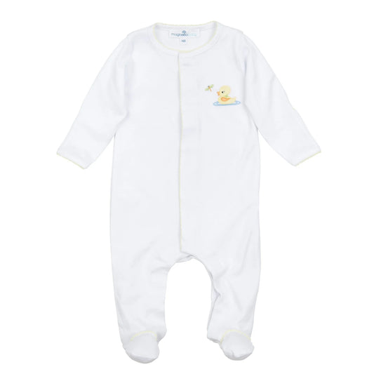 Darling Ducklings Zipper Footie