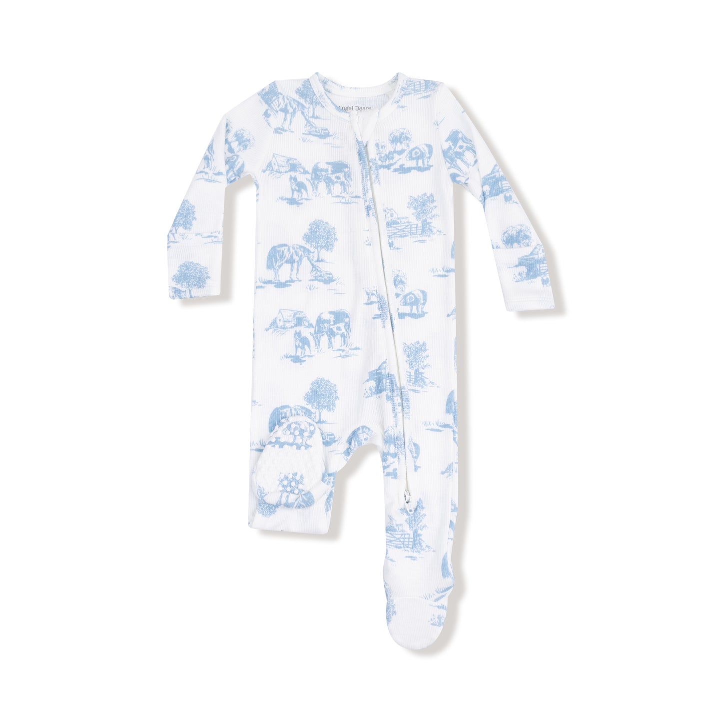 Farm Toile Footie