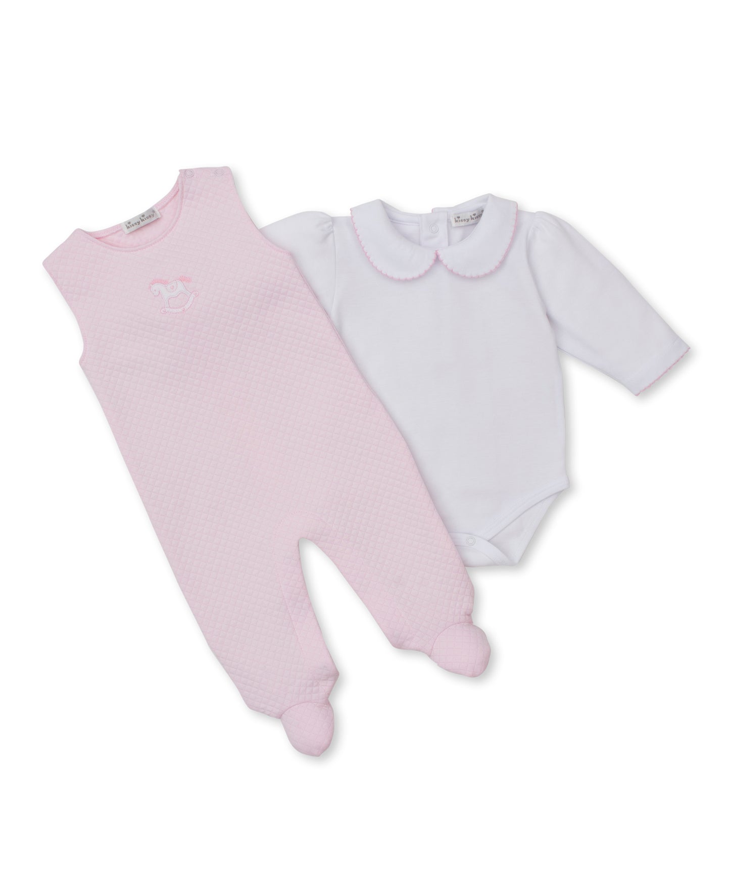 Riding Rockers Jacquard Overall Set