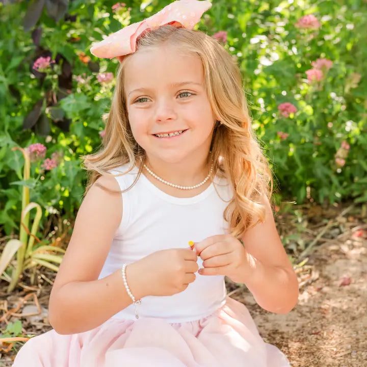 Girls 14K Gold-Plated Pearl Necklace