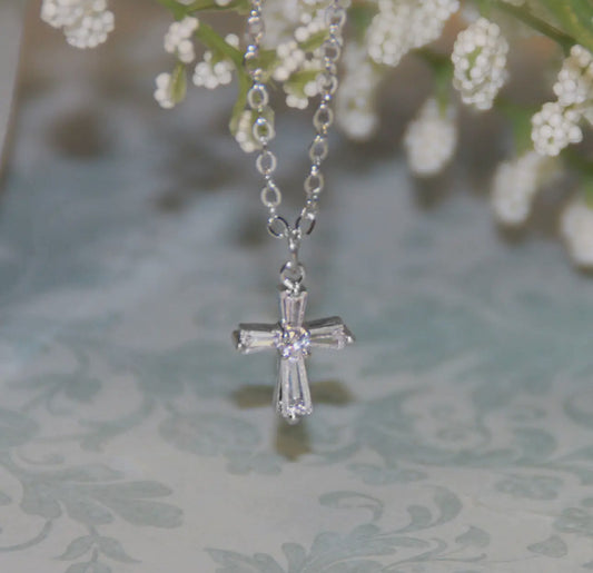 Girl Classic Cross Necklace