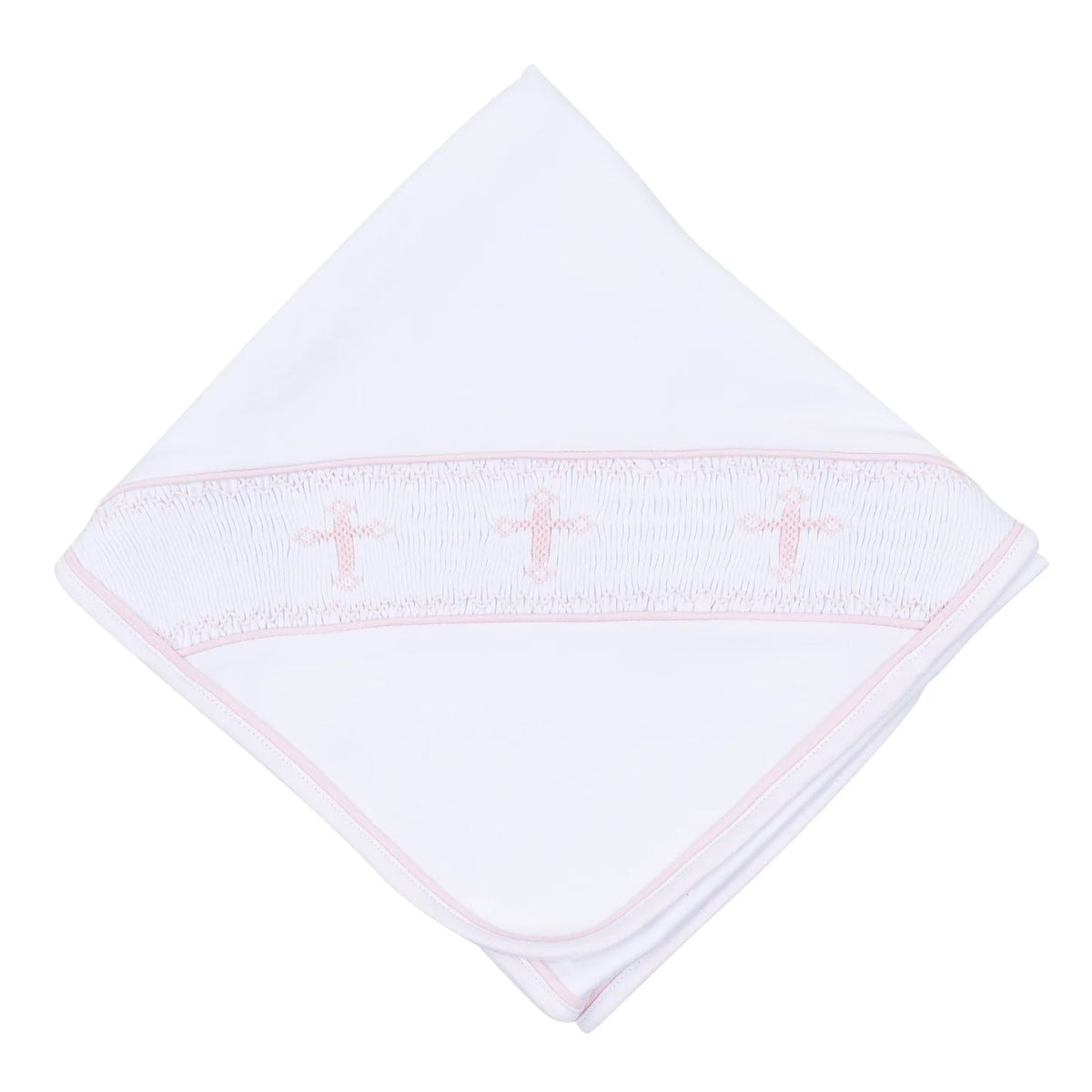 Forever Blessed Smocked Receiving Blanket