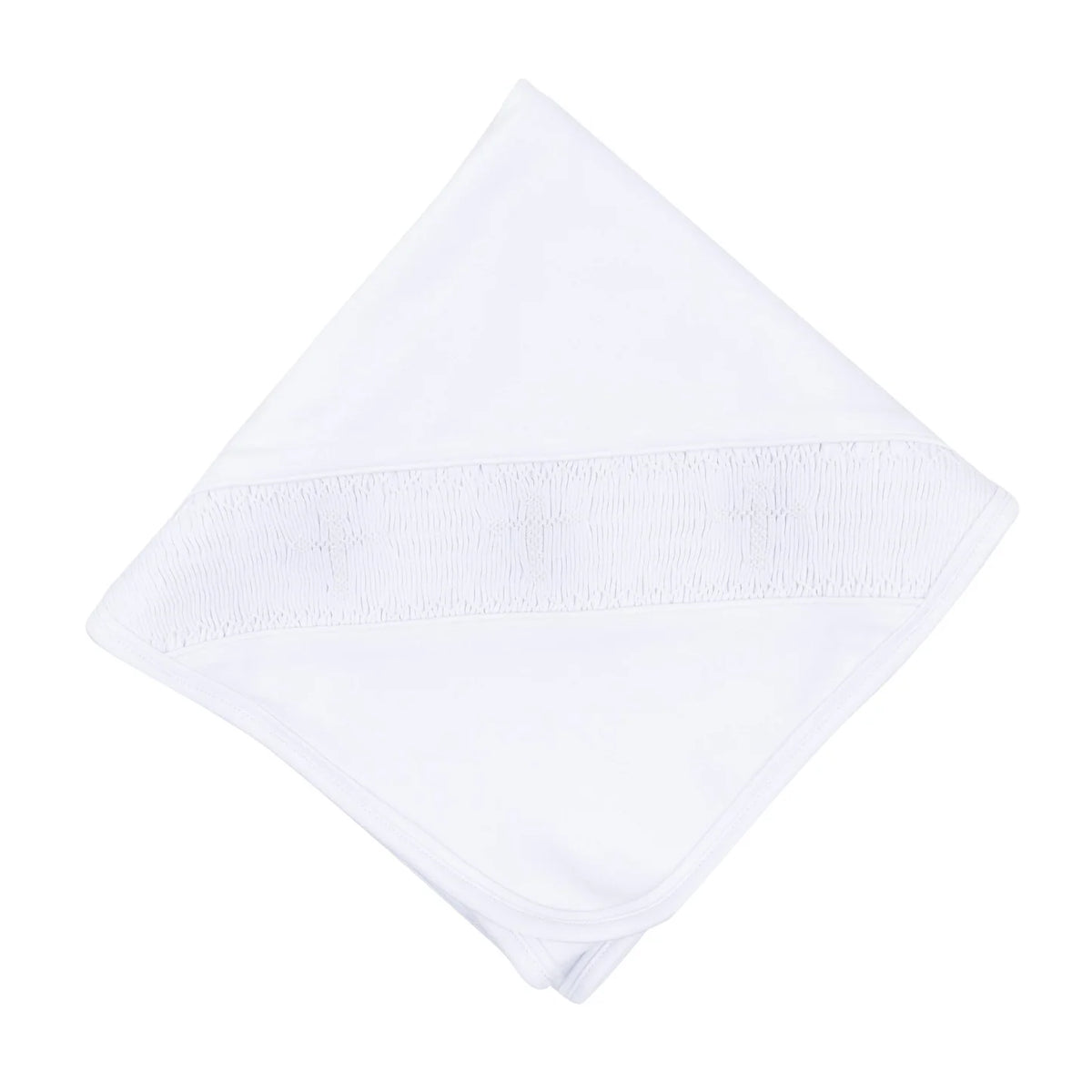 Forever Blessed Smocked Receiving Blanket