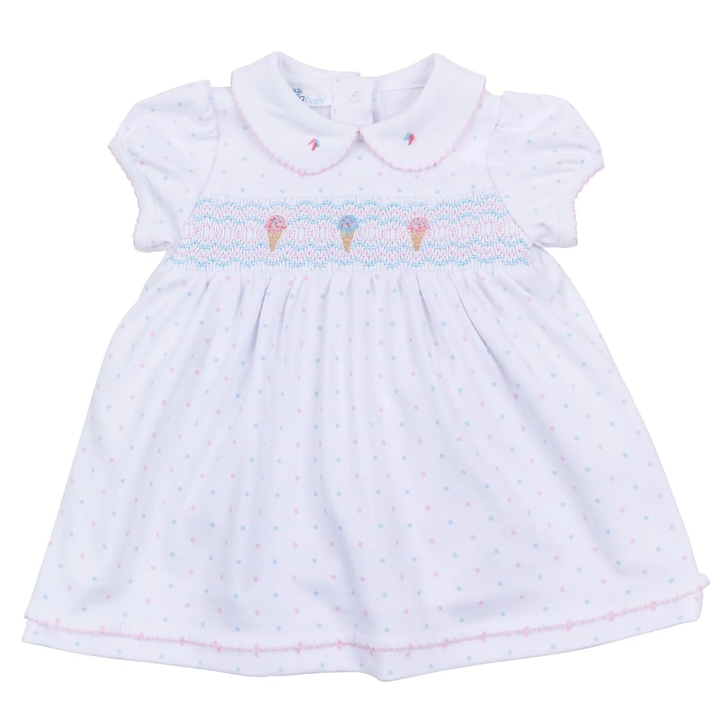 Ice Cream Smocked Dress