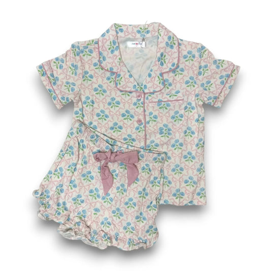 Floral Button Down Pajama Set