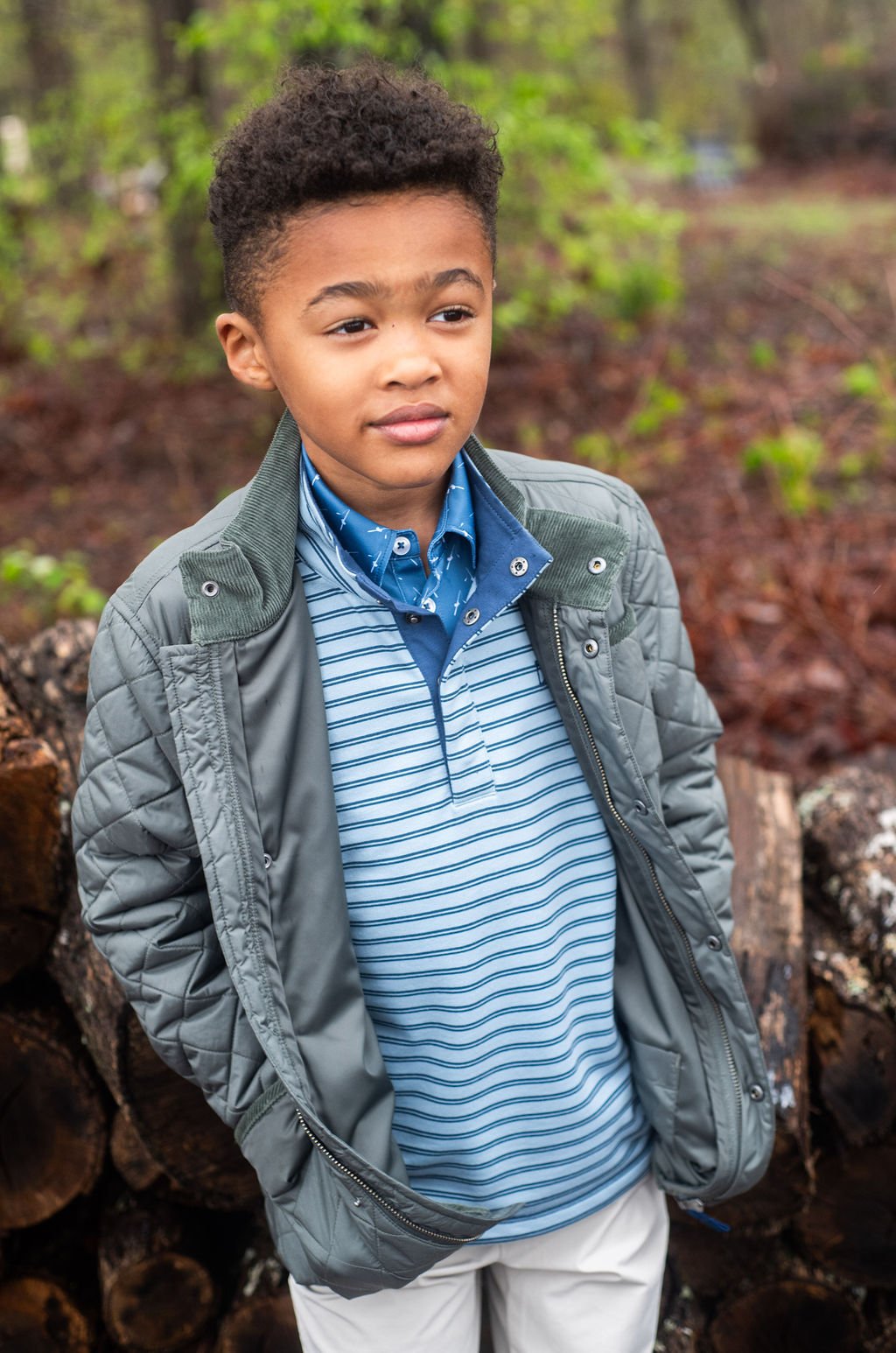 Kids Quilted Barn Jacket