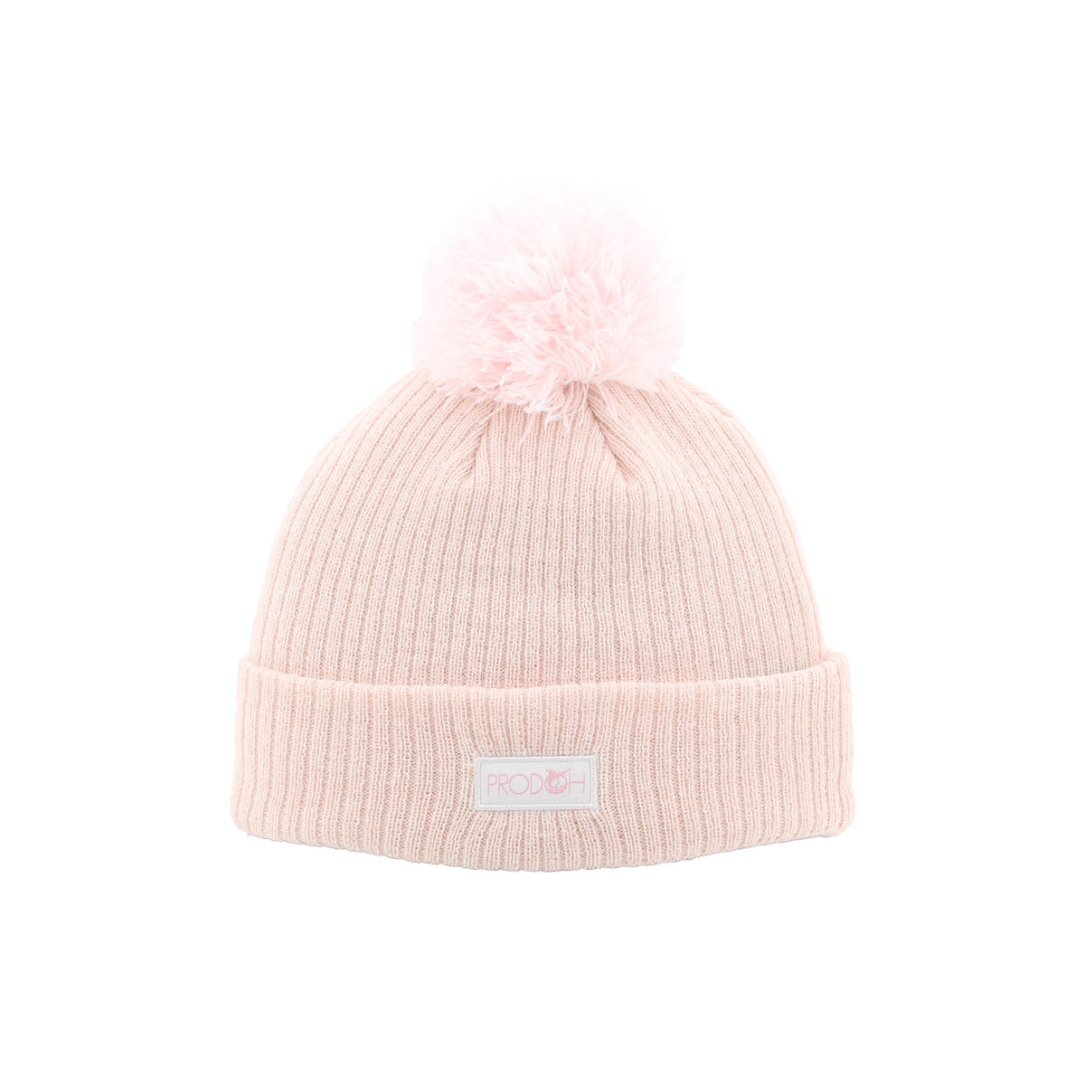 Girls Knit Pom Pom Patch Beanie
