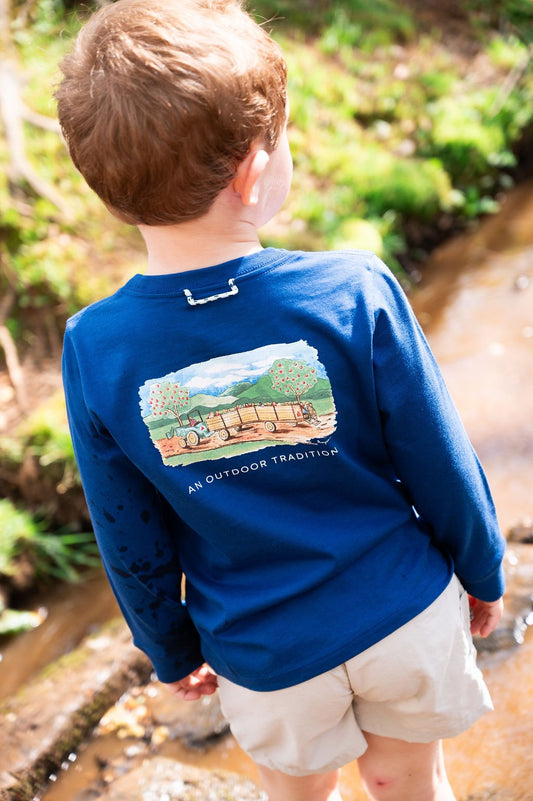 Kid's Long Sleeve Cotton T-Shirt
