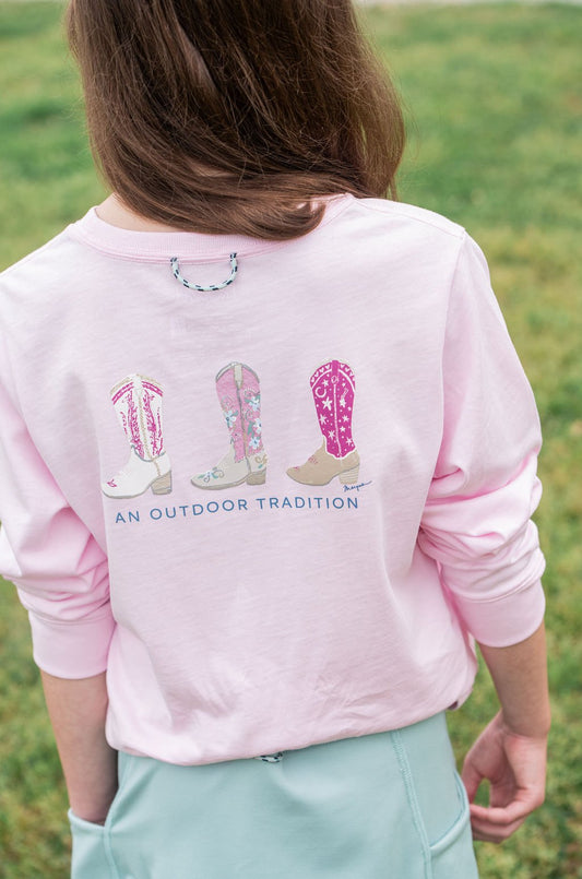 Girls Long Sleeve Cotton T-shirt