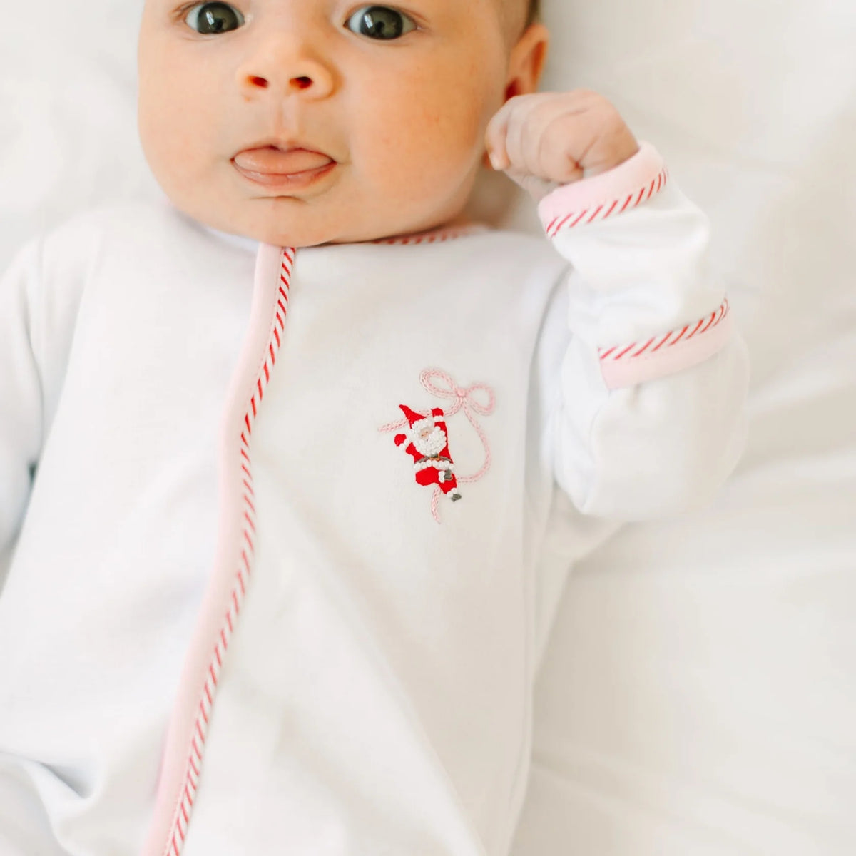 Jolly Ribbons Ruffle Footie