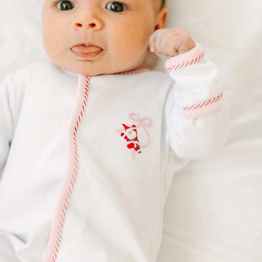 Jolly Ribbons Ruffle Footie
