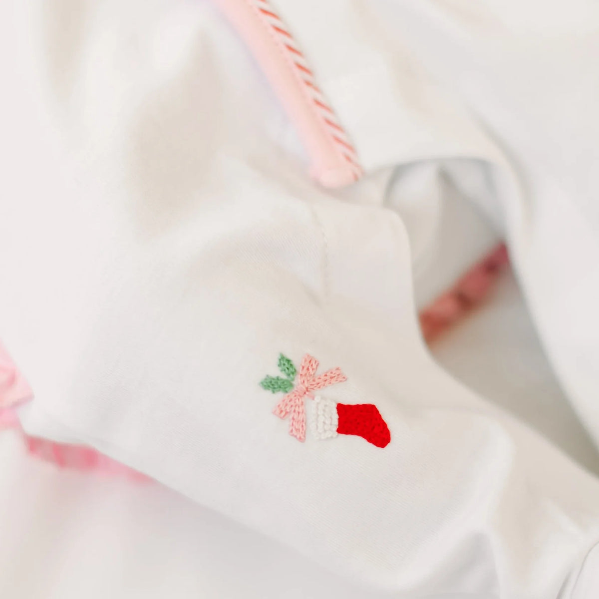 Jolly Ribbons Ruffle Footie