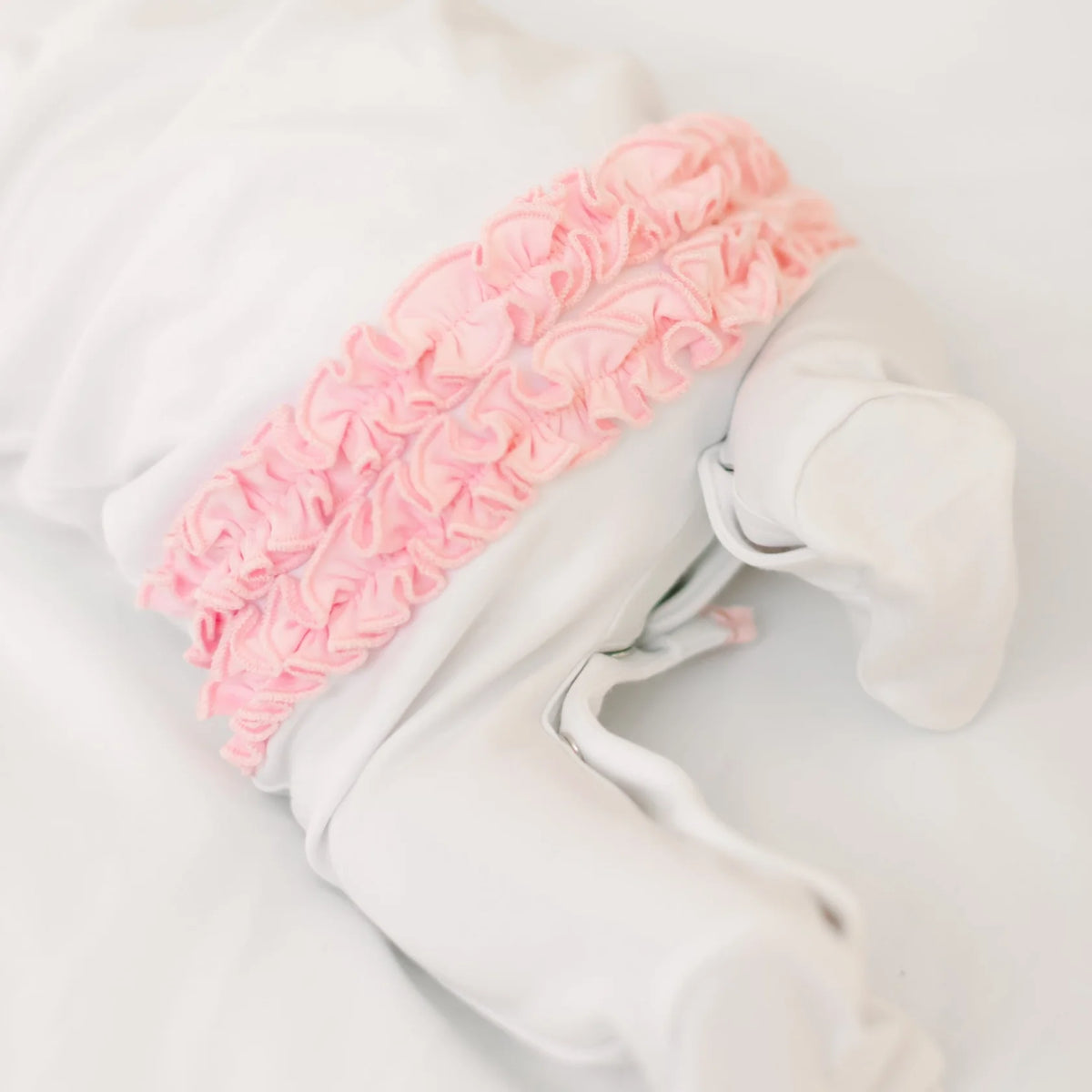 Jolly Ribbons Ruffle Footie