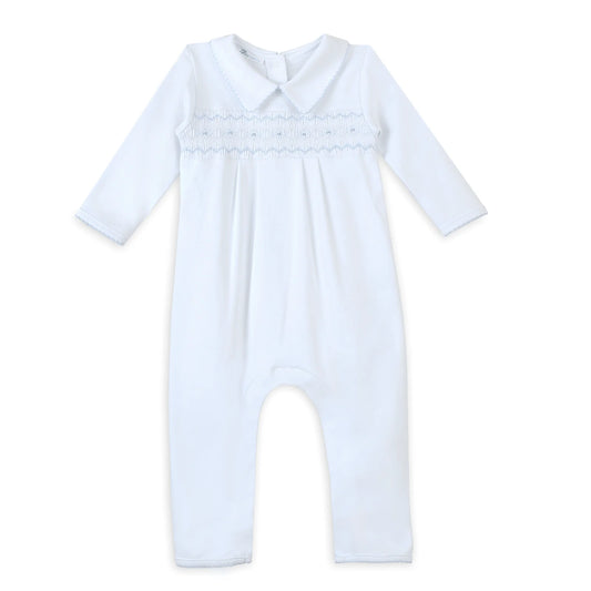 Lizzy and Landon’s Smocked Collared Playsuit