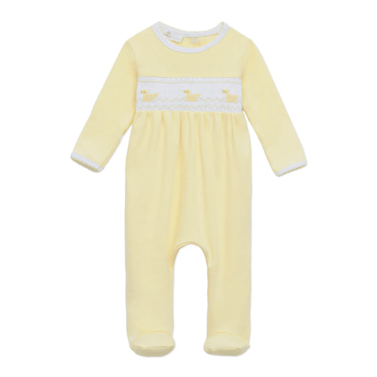 Little Ducklings Smocked Footie
