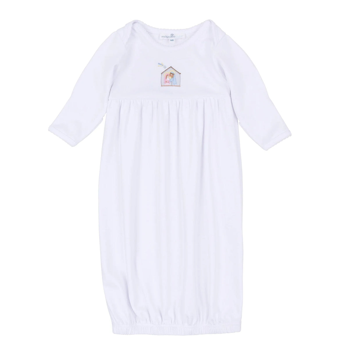 Little Manger Gathered Gown