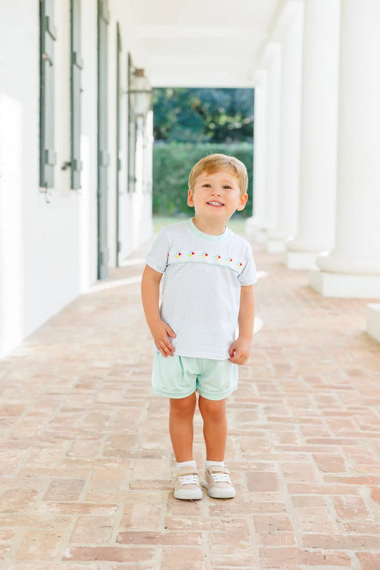 Magical Balloons Banded Short Set