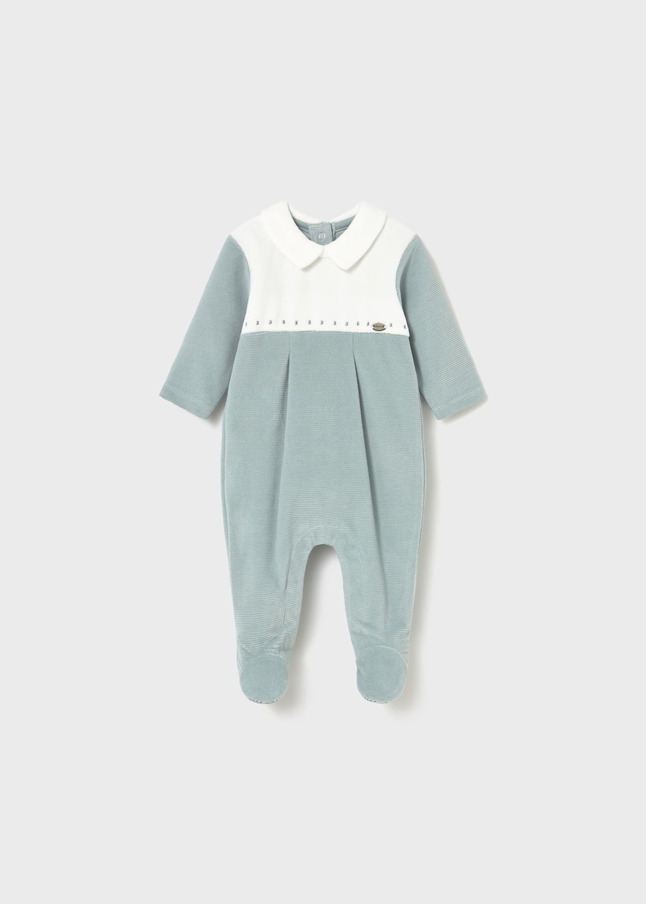 Blue Velour Onsie