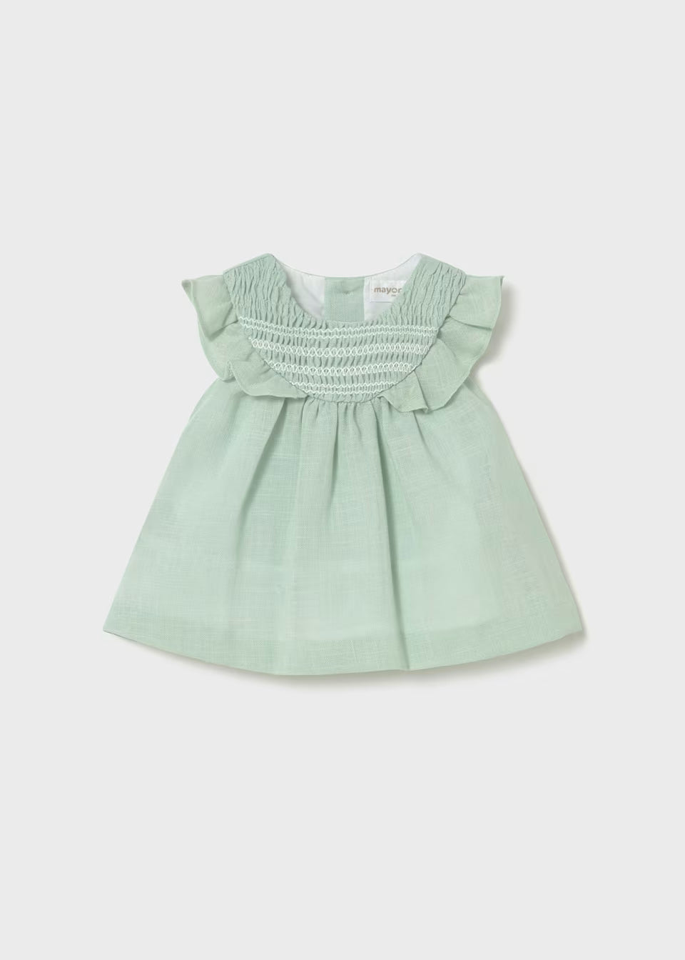 Green Smocked Dress