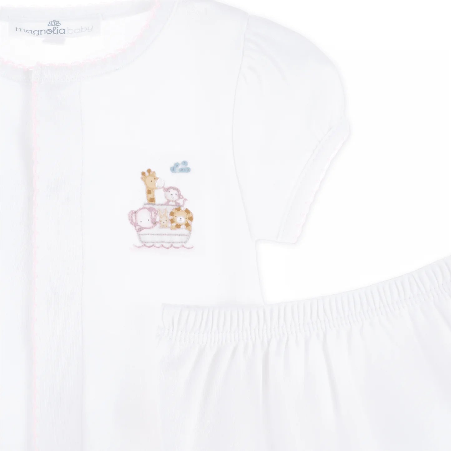 Noah's Ark Ruffle Diaper Set
