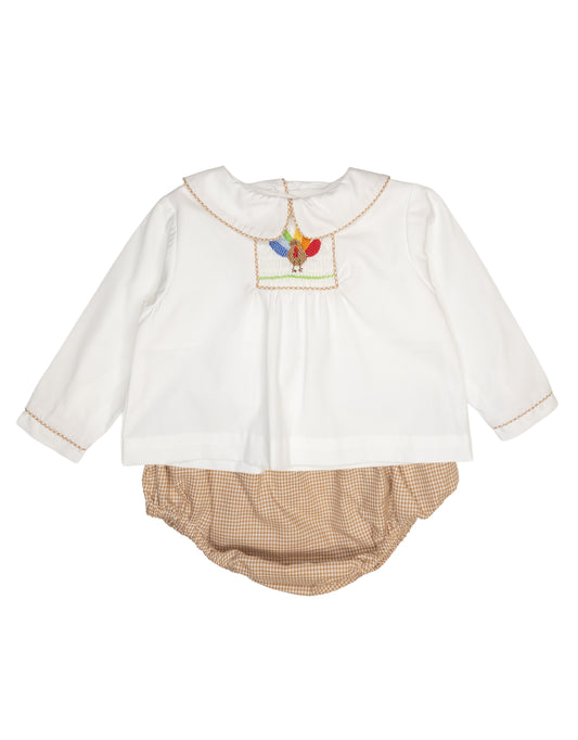Boys Turkey Diaper Set