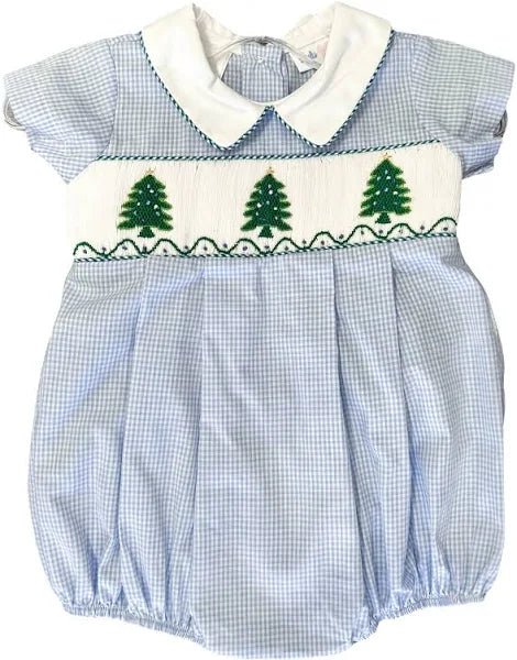 Blake Smocked Christmas Bubble