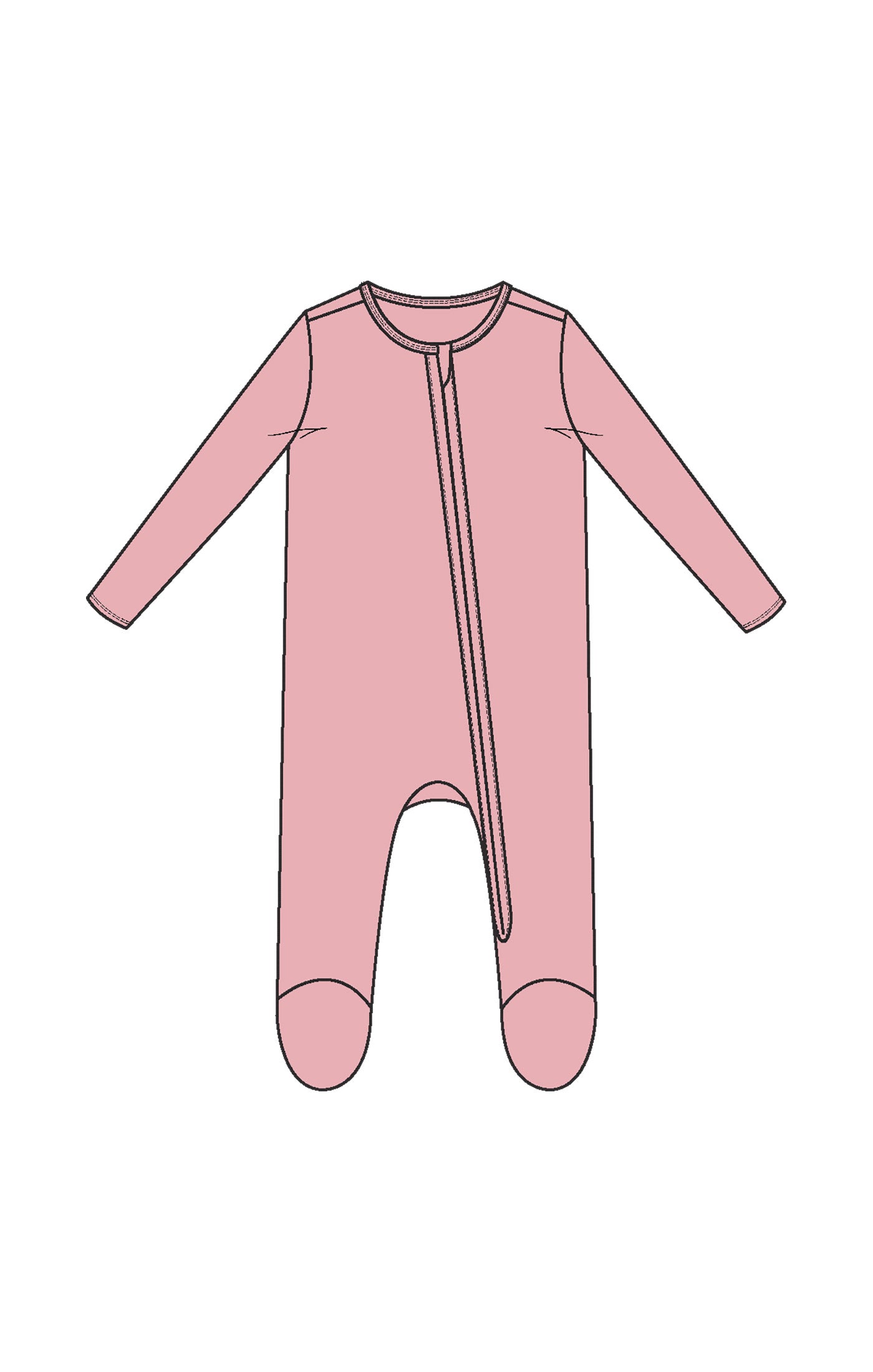Basic Zipper Footie