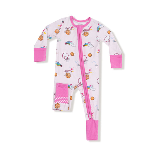 Basketball Pink Zipper
