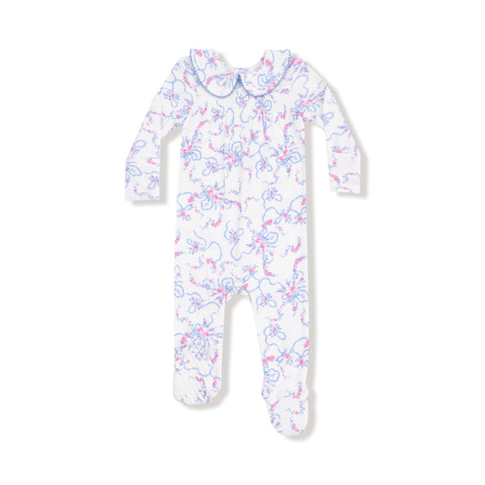 Ribbon Floral Footie