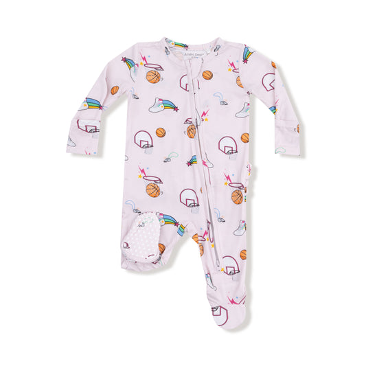 Basketball Ruffle Footie