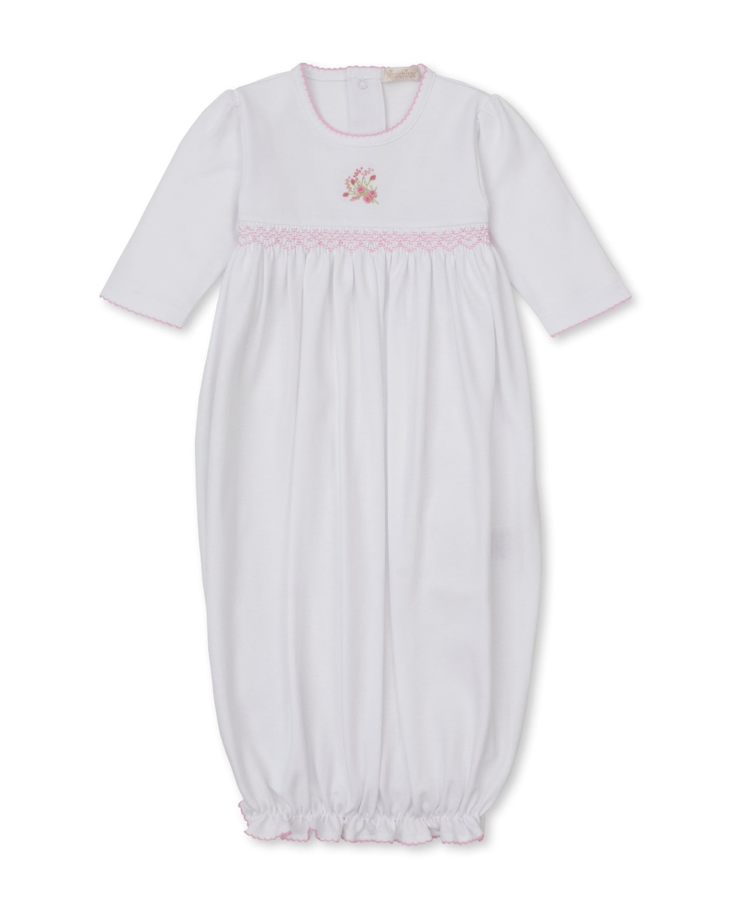 Victorian Roses Smocked Gown
