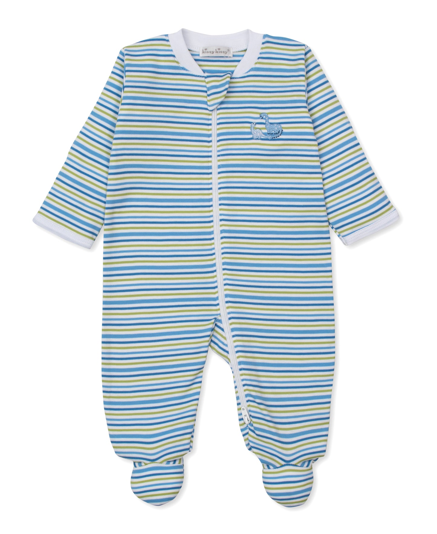 Dinosaur Delight Zip Footie