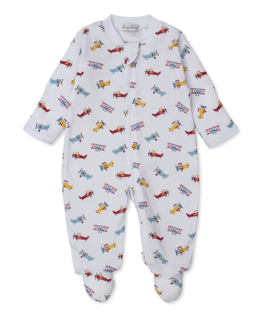 Let's Fly Away Zip Footie