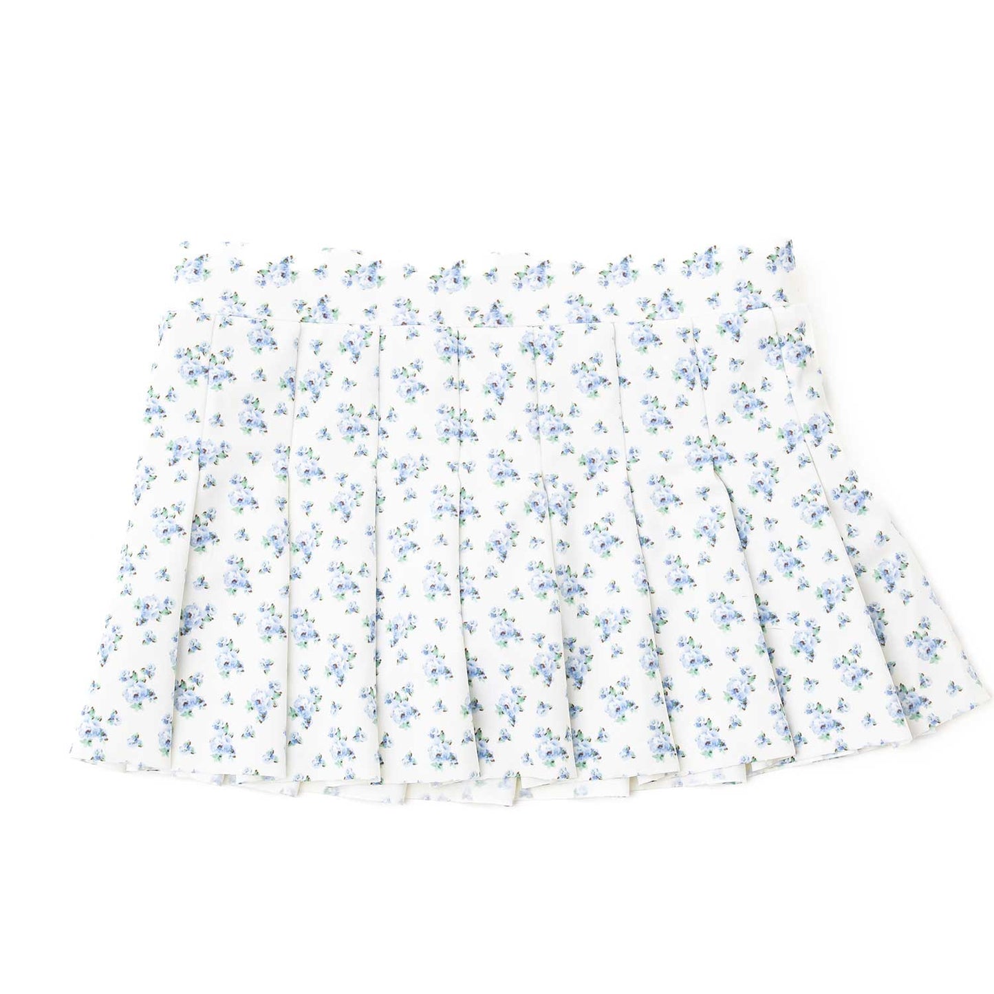 Cottage Floral Blue Active Skirt