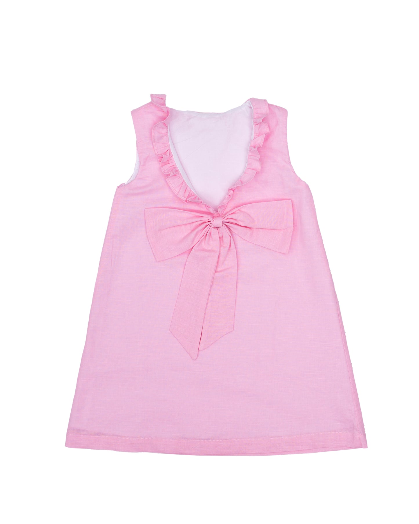 Pink Linen Karla Dress