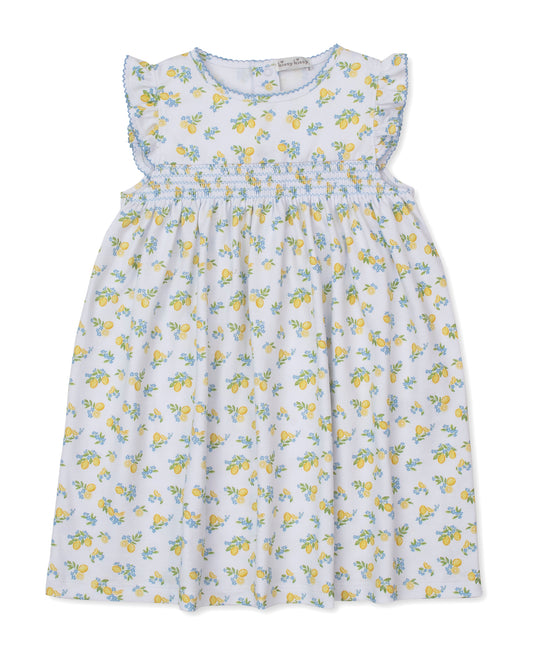 Lemon Blossoms Smocked Dress