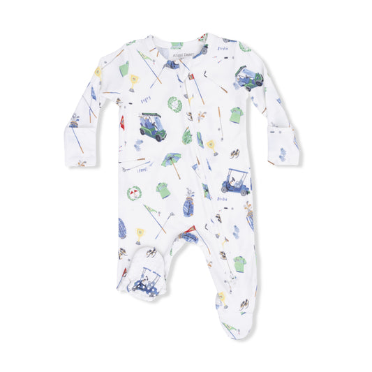 Golf Things Zipper Footie