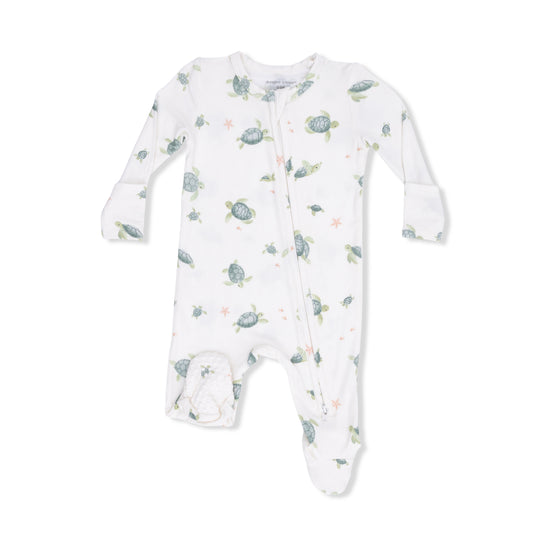 Sea Turtles Zipper Footie