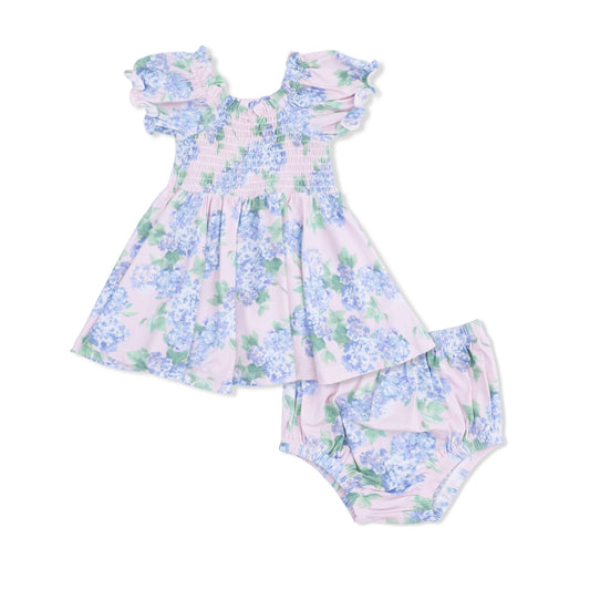 Hydrangeas Twirly Dress